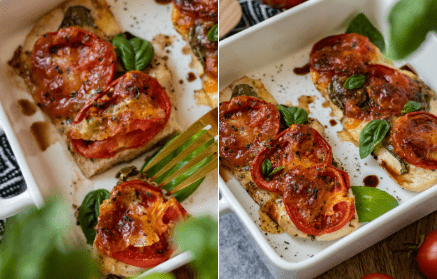 Fitness recept: Pečena piletina Caprese