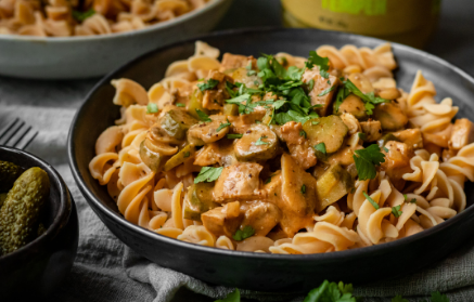 Fitness recept: tempeh Stroganoff s proteinskom tjesteninom