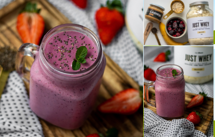 Fitness recept: Osvježavajući proteinski smoothie od šumskog voća