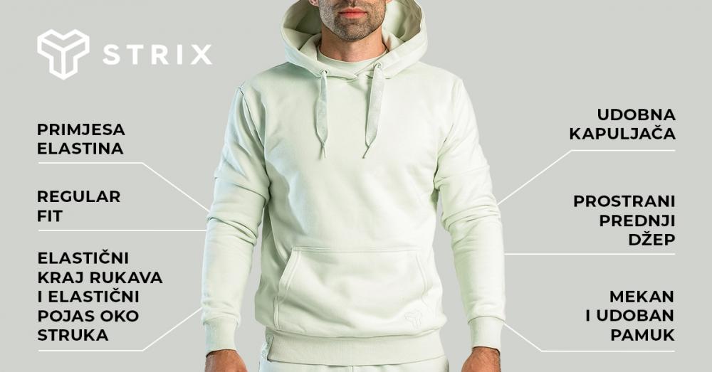 Mikina Hoodie Aster Moon Grey - STRIX