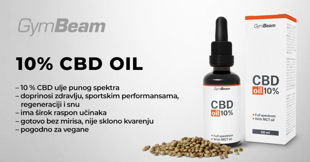 CBD ulje 10% 10 ml - GymBeam