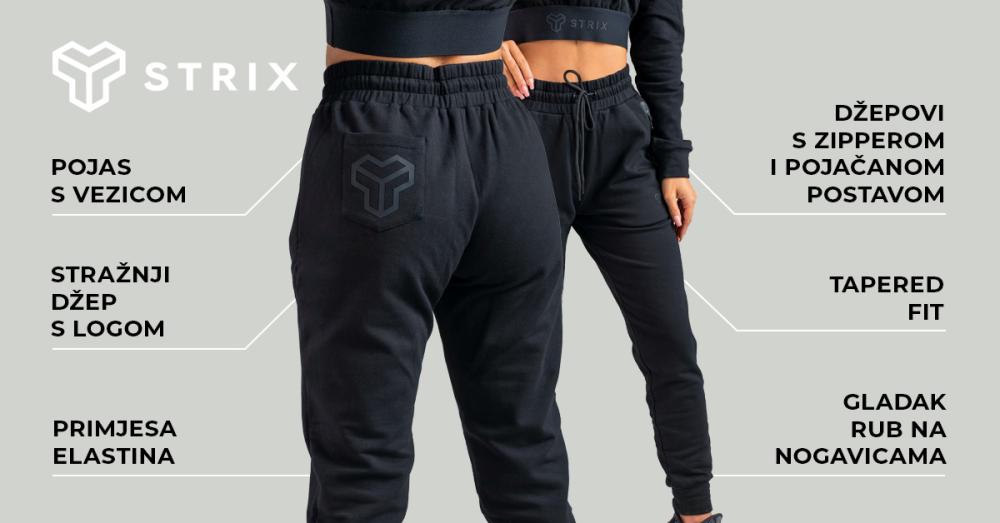 Women‘s Essential Joggers Black - STRIX