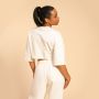 Ženska majica Cropped Serenity Ivory - BeastPink