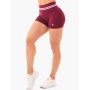 Ženske kratke hlače Freestyle High Waisted Burgundy - Ryderwear