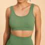 Sportski bralette Hyper Olivine - BeastPink