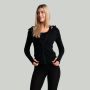 Ženska dukserica MERINO I Zip Up Black - STRIX