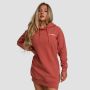 Ženska dukserica Limitless Longline Cinnamon - GymBeam