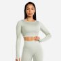 Ženski Crop Top Marl Seamless Ice - SQUATWOLF