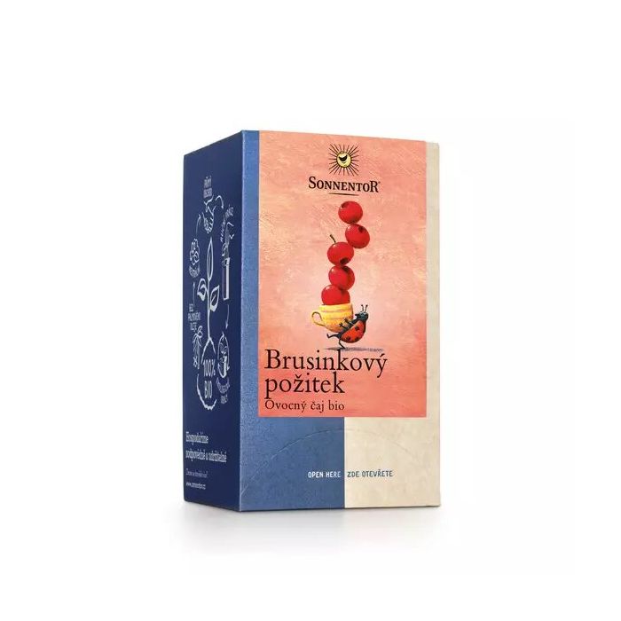 BIO voćni čaj Cranberry Pleasure 18x2.8g - Sonnentor