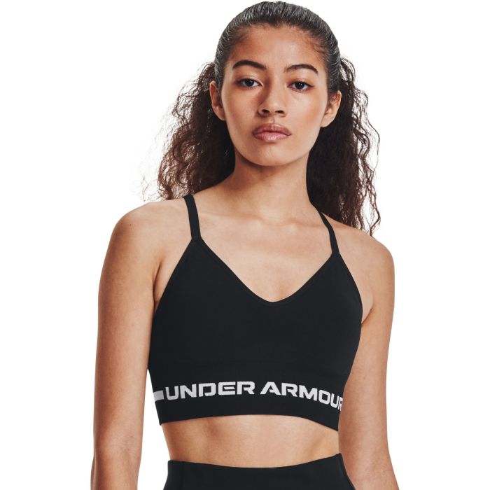 Seamless grudnjak Low Long Black - Under Armour