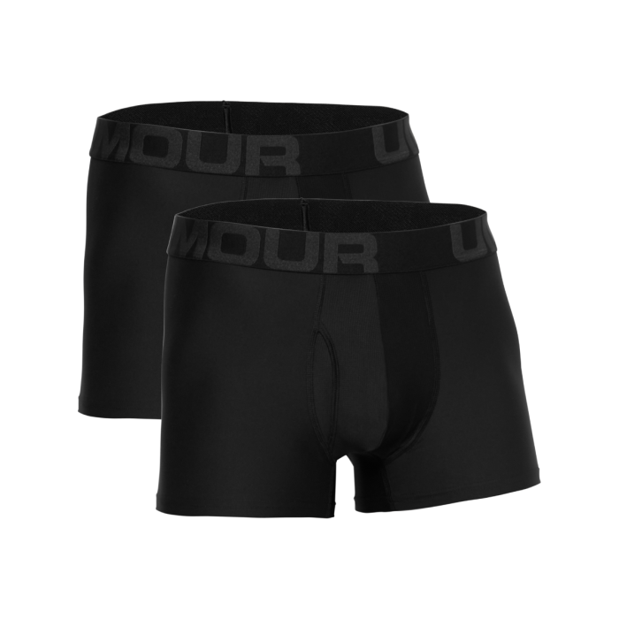 Muške bokserice UA Tech 3in 2-Pack Black - Under Armour