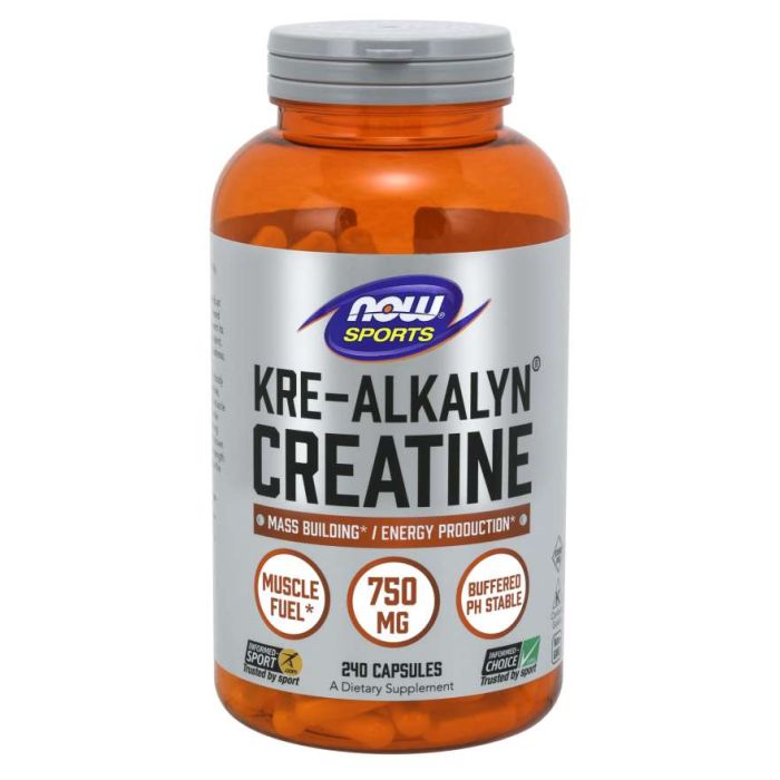 Kre-Alkalyn® kreatin – NOW Foods