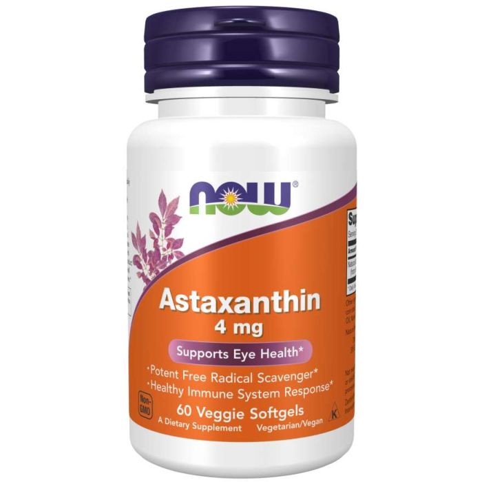 Astaxanthin 4 mg – NOW Foods