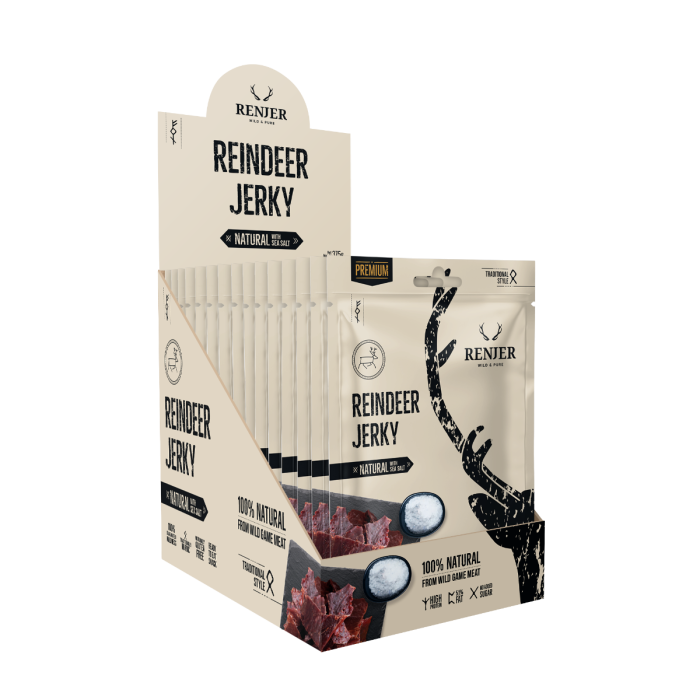 Sušeno meso soba Reindeer Jerky - Renjer