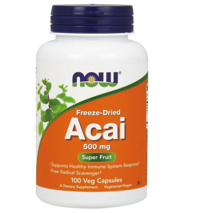 Acai 500 mg - NOW Foods