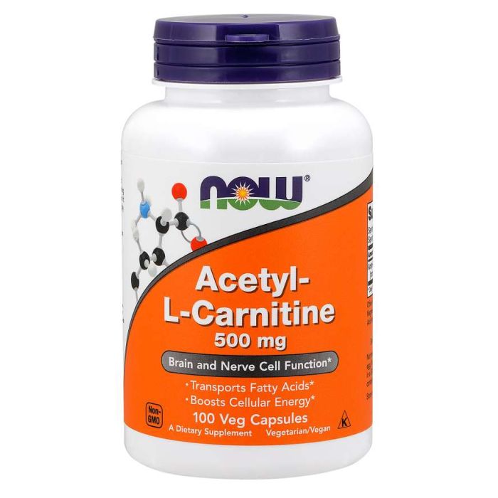 Acetil L-karnitin 500 mg - Bodylab24