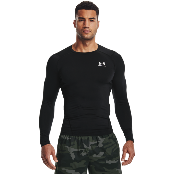 Kompresijska Majica Dugih Rukava HG Armour Comp LS Compression Black - Under Armour