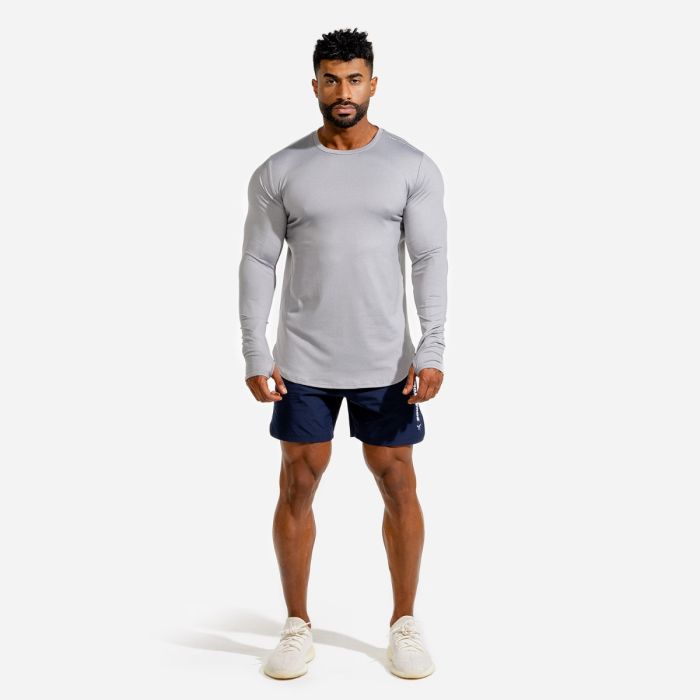 Muška majica dugih rukava Statement Muscle Grey  - SQUATWOLF