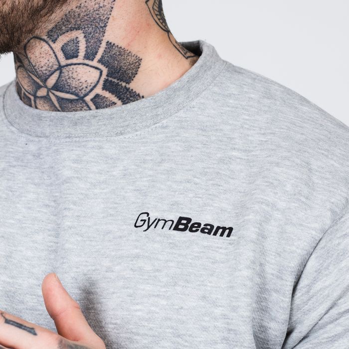 Muška dukserica Basic Grey – GymBeam