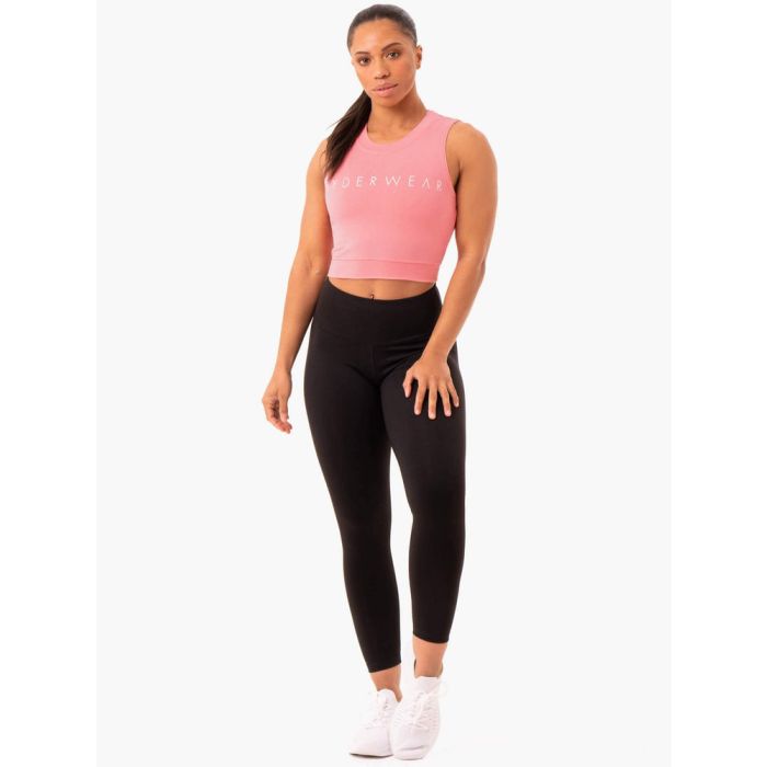 Ženski Crop Top Motion Rose Pink - Ryderwear