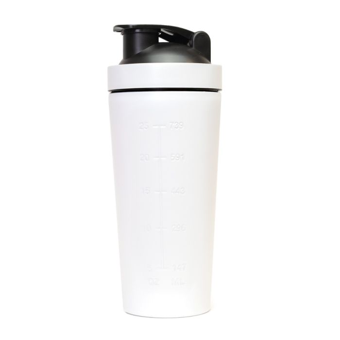 Šejker Steel White 750 ml - GymBeam