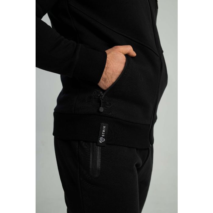 Dukserica Zip Up Nova black - STRIX