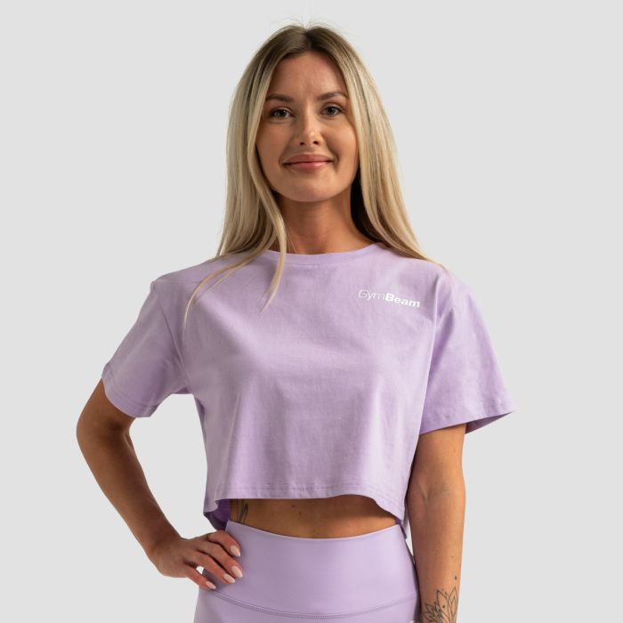 Ženski Crop Top Limitless Lavender - GymBeam