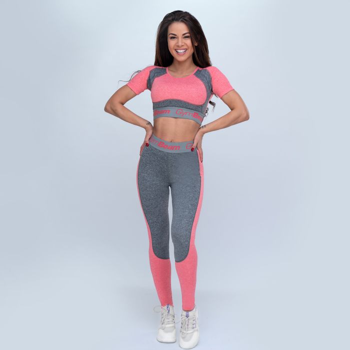 Sportski Top Ultrafit Heather Pink - GymBeam