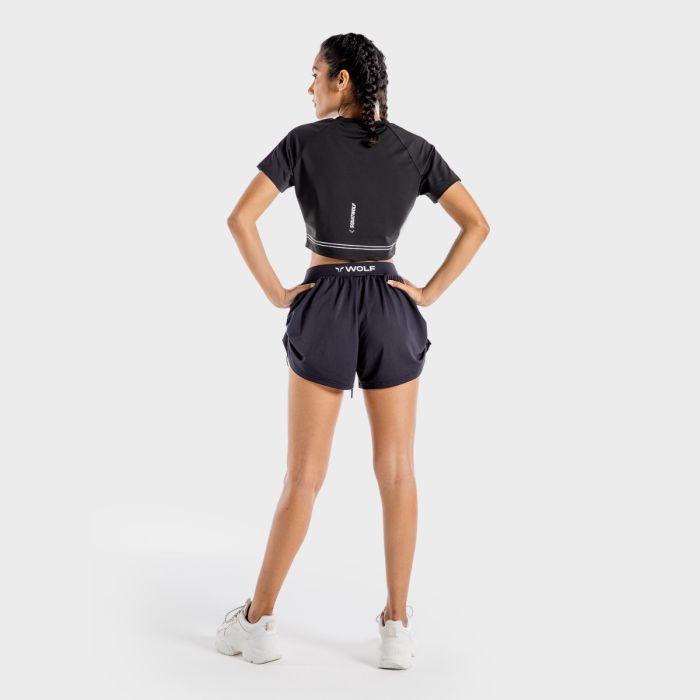 Ženska majica Flux CropTop Onyx - SQUATWOLF