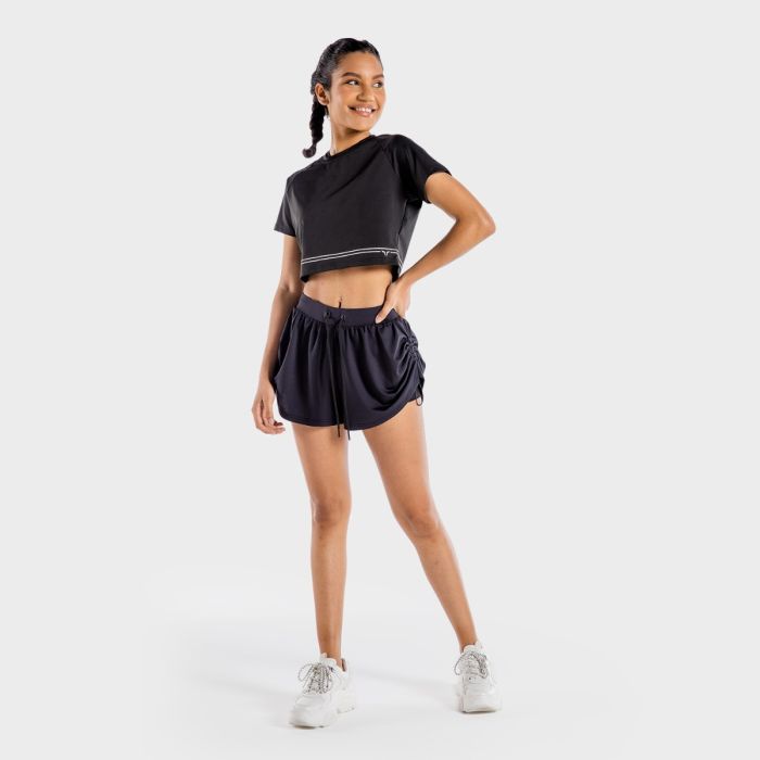 Ženska majica Flux CropTop Onyx - SQUATWOLF