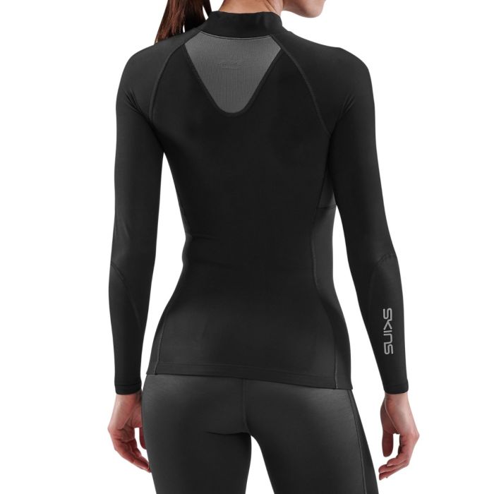 Ženska majica dugih rukava Series-3 Thermal Top Black - SKINS