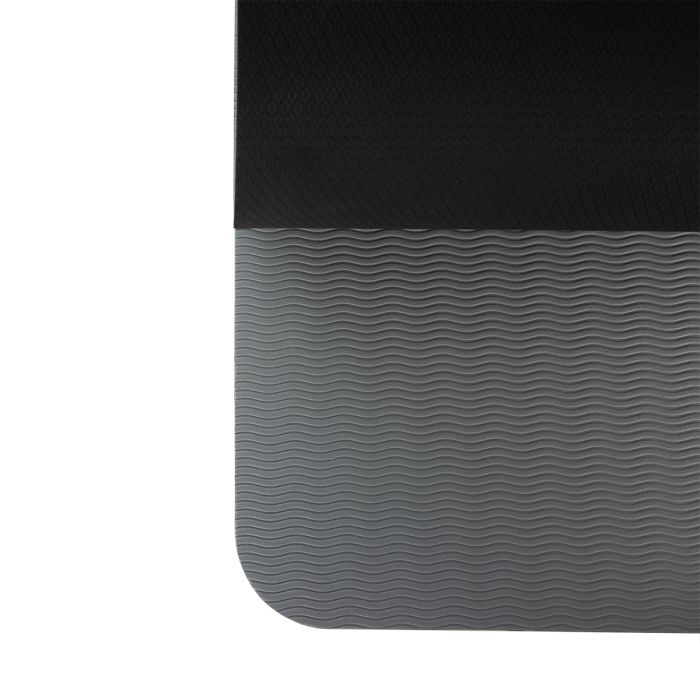 Podloga za vježbanje Dual Yoga Mat Grey/Black – GymBeam