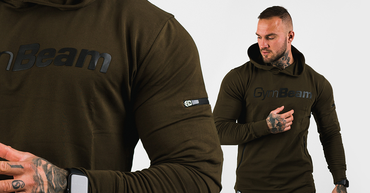 Dukserica Urban Military Green - GymBeam