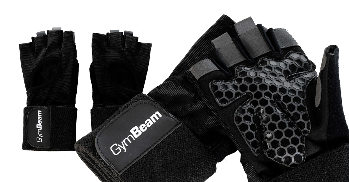 Ženske zaštitne fitness rukavice Black - GymBeam