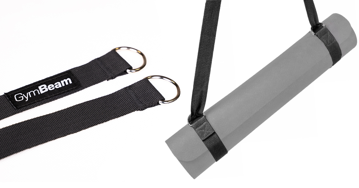 Yoga Mat Sling black - GymBeam