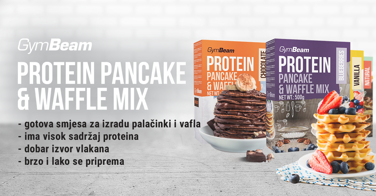 Proteinske palačinke i waffle mix 500g - GymBeam